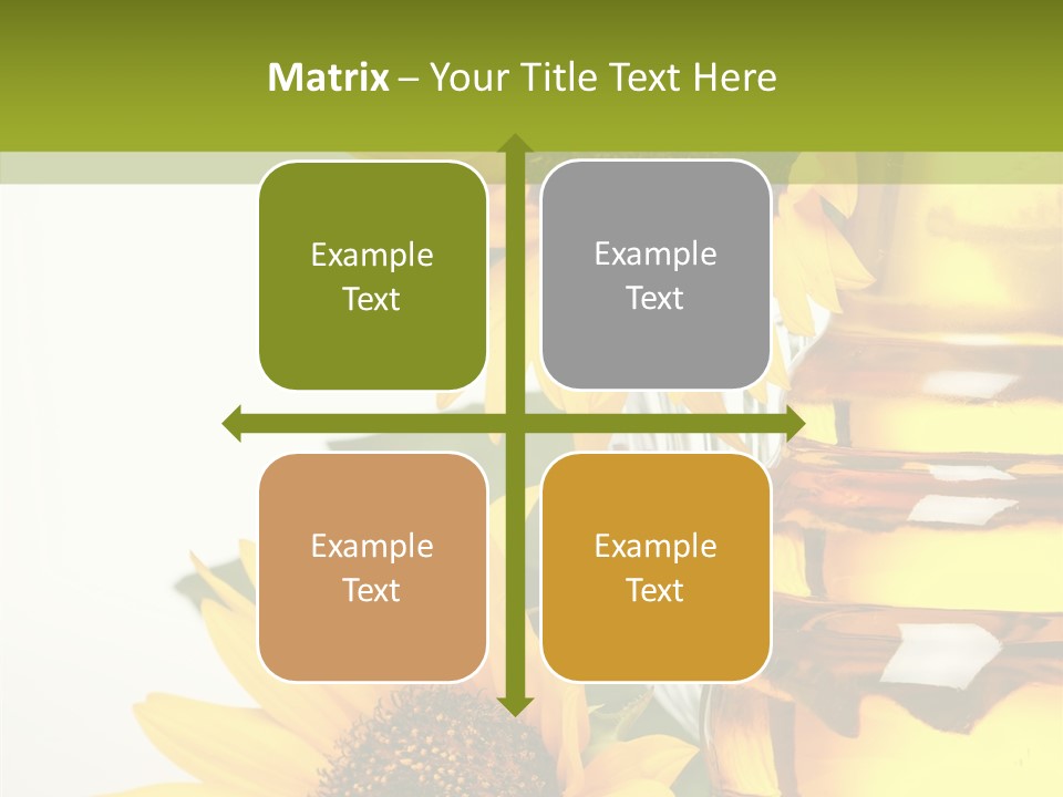 Olive Nutrient Glass PowerPoint Template
