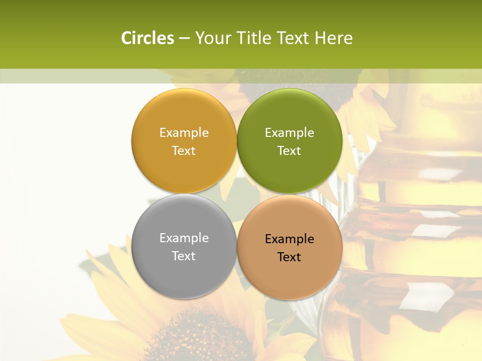 Olive Nutrient Glass PowerPoint Template