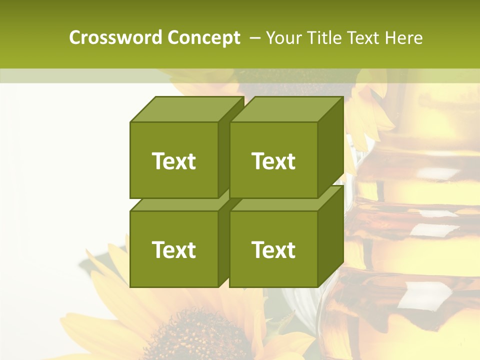Olive Nutrient Glass PowerPoint Template