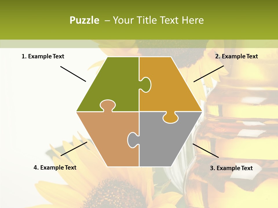 Olive Nutrient Glass PowerPoint Template