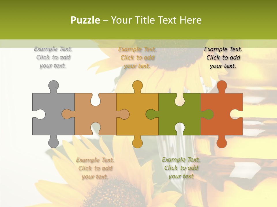 Olive Nutrient Glass PowerPoint Template
