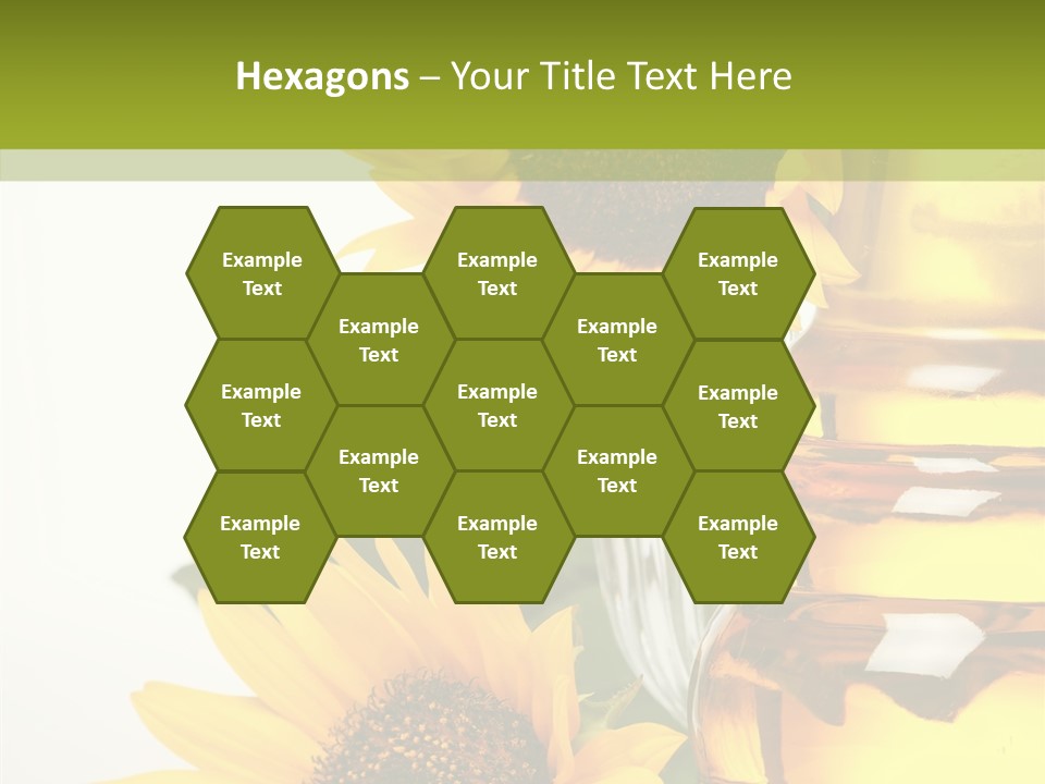 Olive Nutrient Glass PowerPoint Template