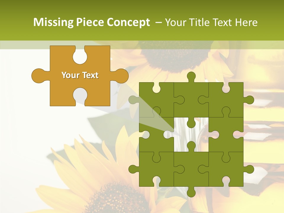 Olive Nutrient Glass PowerPoint Template