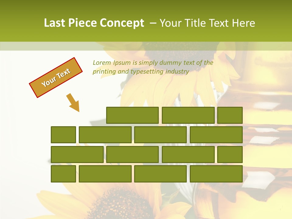Olive Nutrient Glass PowerPoint Template