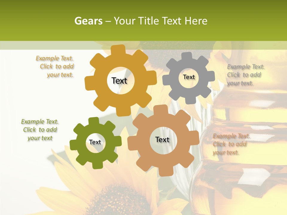 Olive Nutrient Glass PowerPoint Template