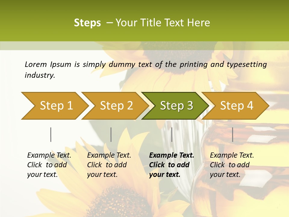 Olive Nutrient Glass PowerPoint Template