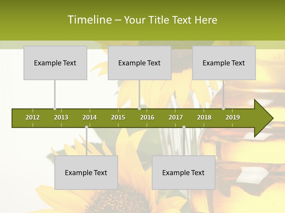 Olive Nutrient Glass PowerPoint Template