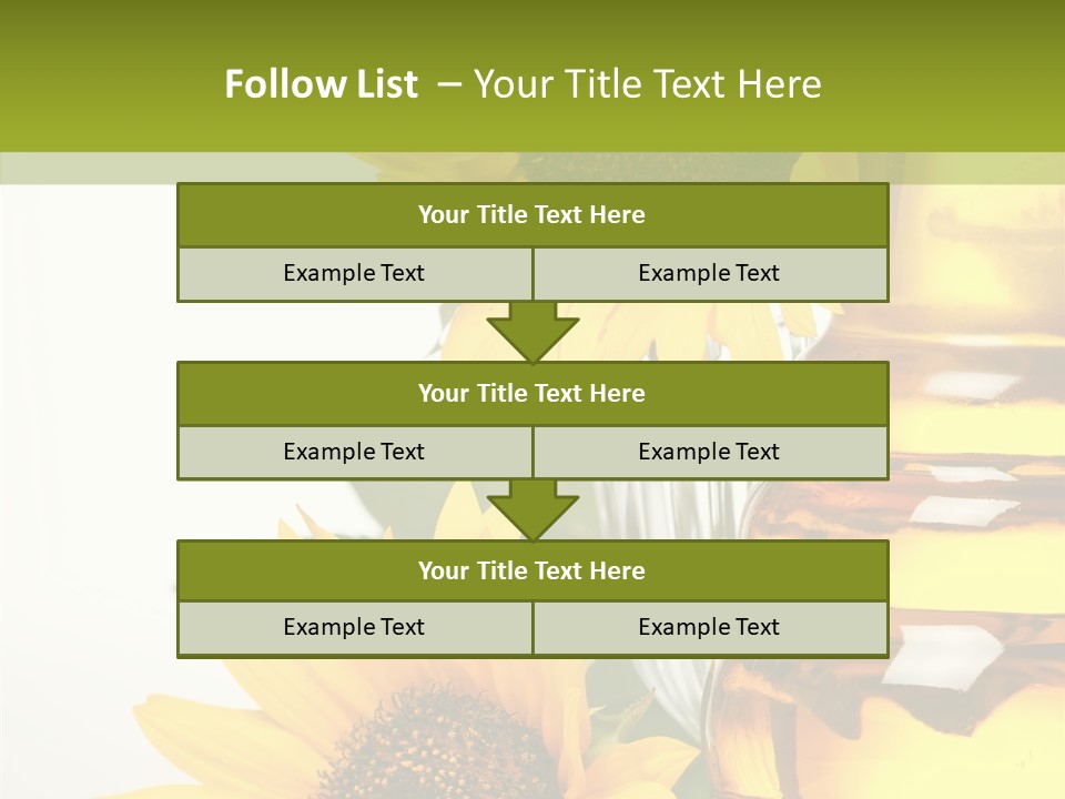 Olive Nutrient Glass PowerPoint Template