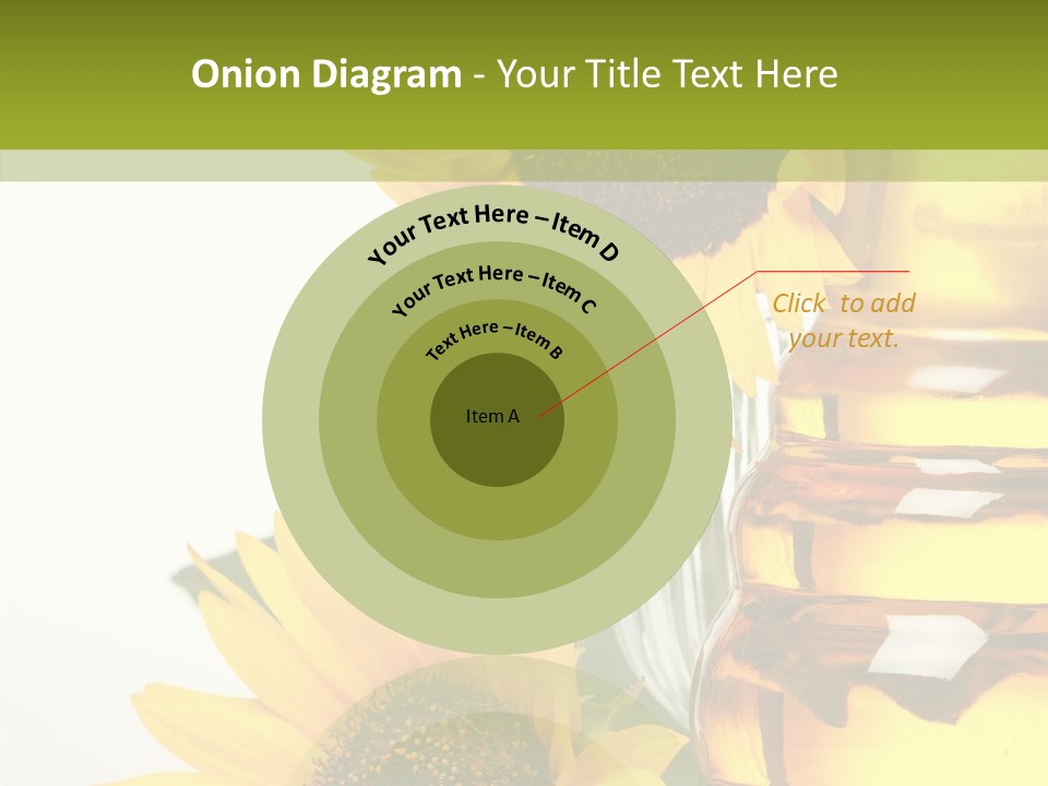 Olive Nutrient Glass PowerPoint Template