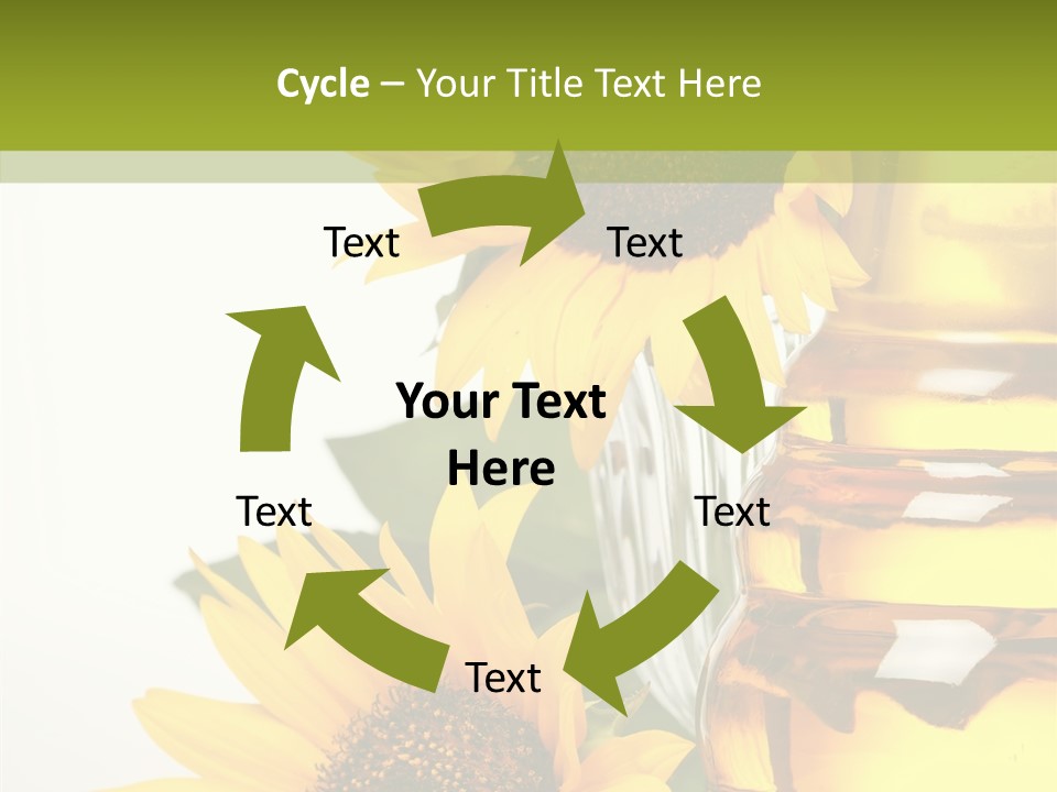 Olive Nutrient Glass PowerPoint Template