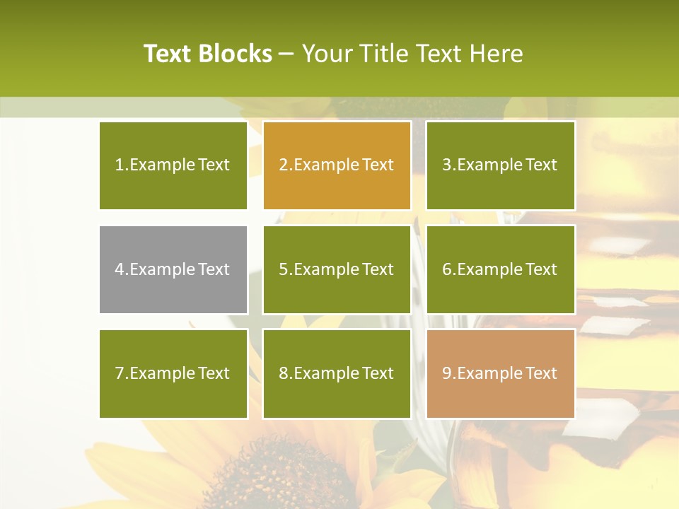 Olive Nutrient Glass PowerPoint Template