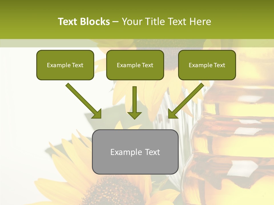 Olive Nutrient Glass PowerPoint Template
