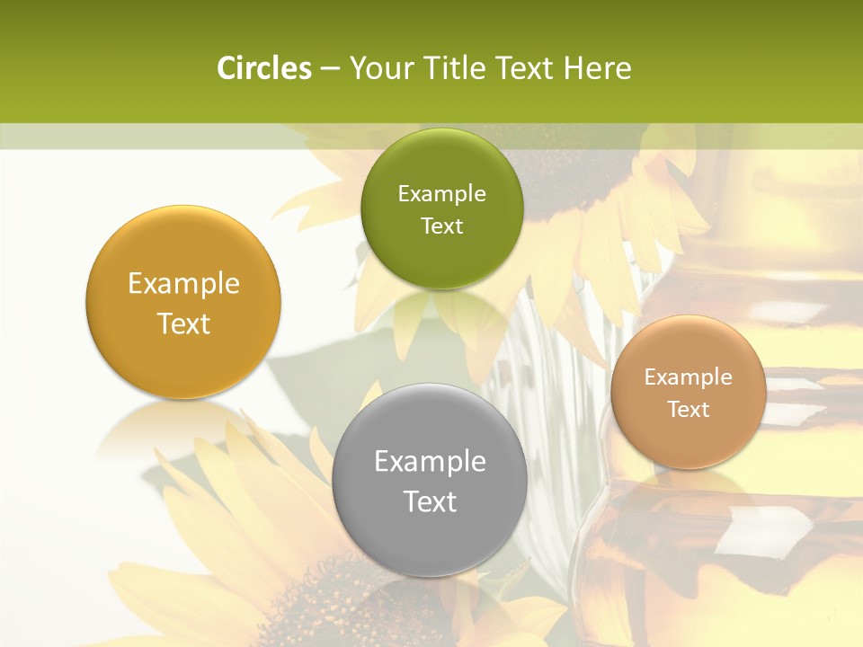 Olive Nutrient Glass PowerPoint Template