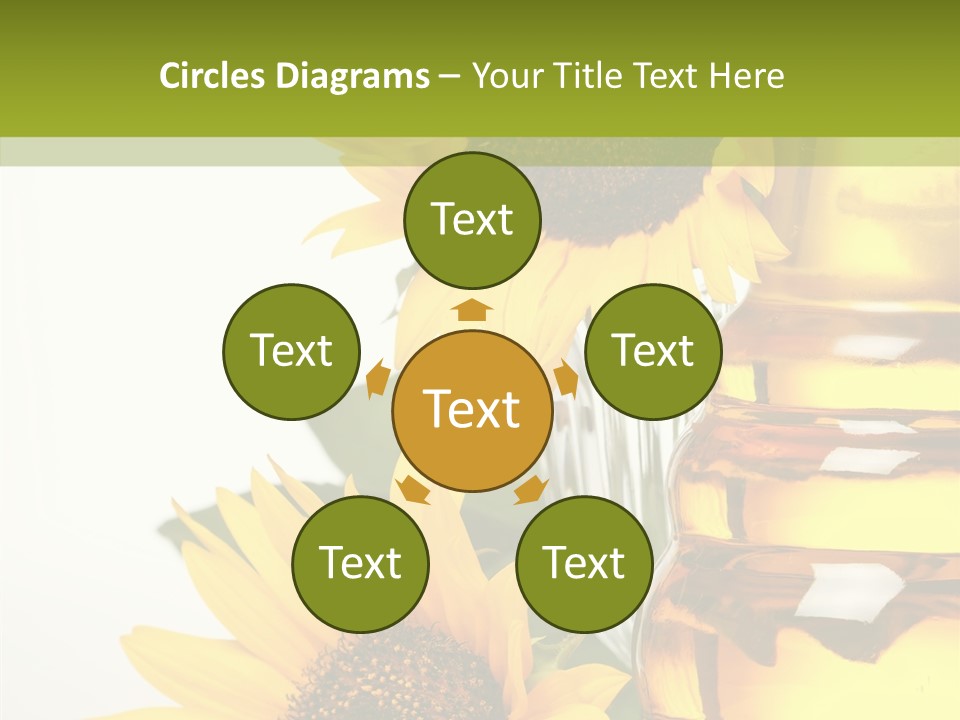 Olive Nutrient Glass PowerPoint Template