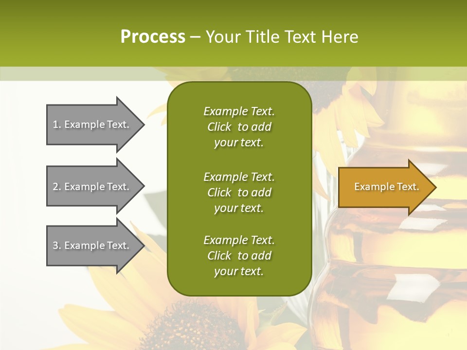 Olive Nutrient Glass PowerPoint Template