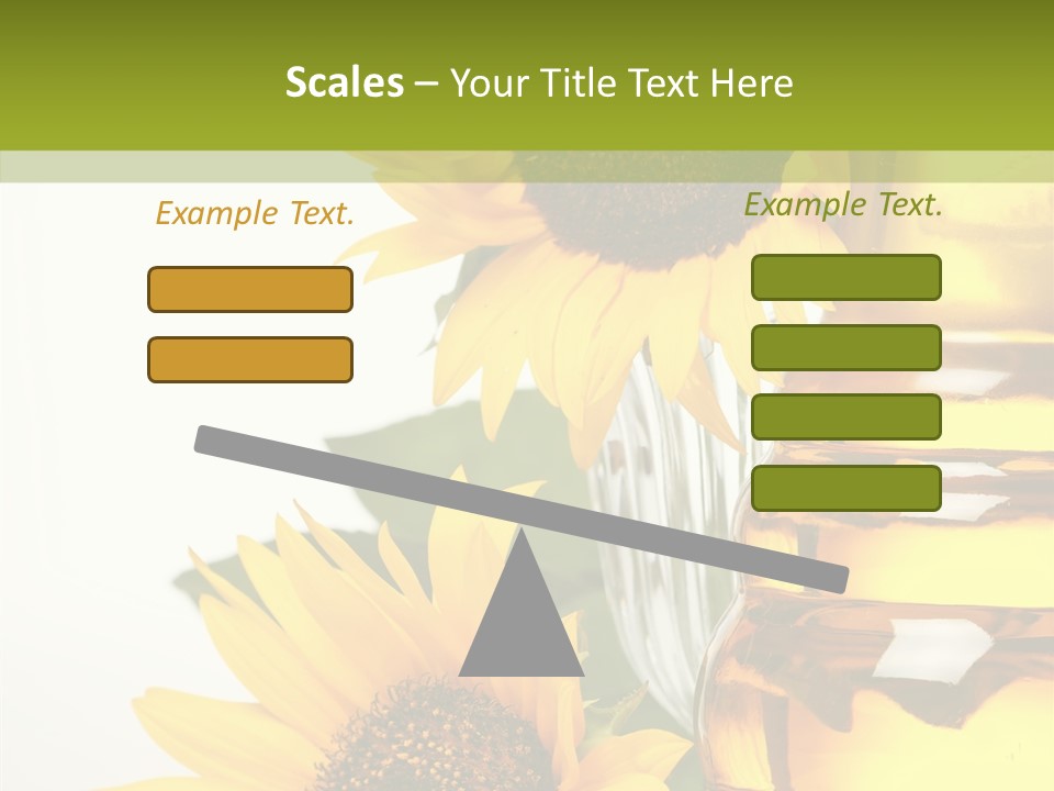 Olive Nutrient Glass PowerPoint Template
