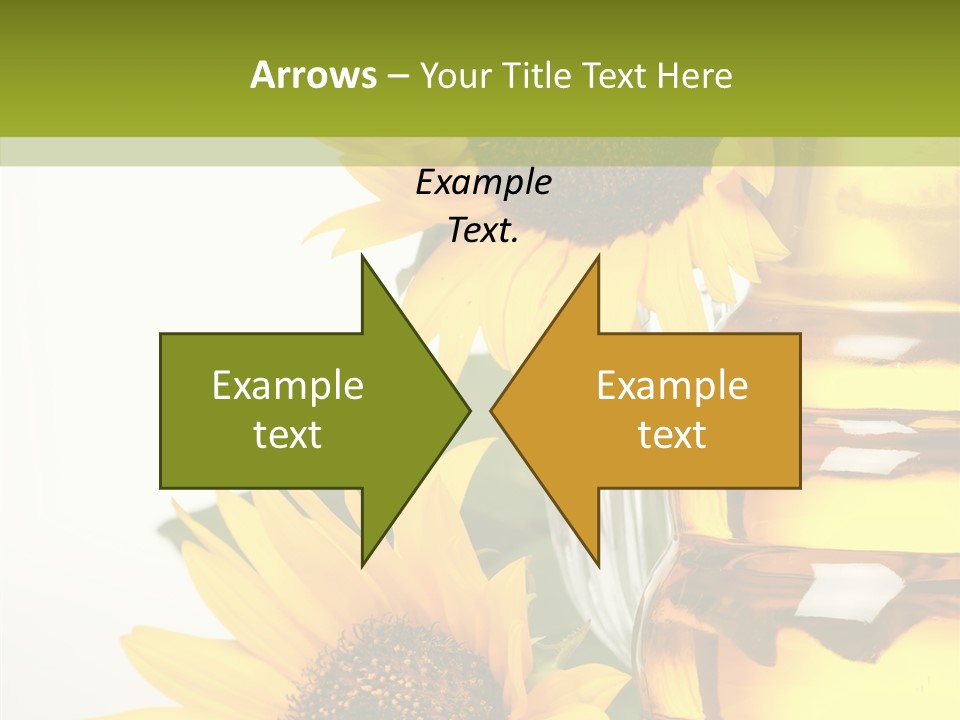 Olive Nutrient Glass PowerPoint Template