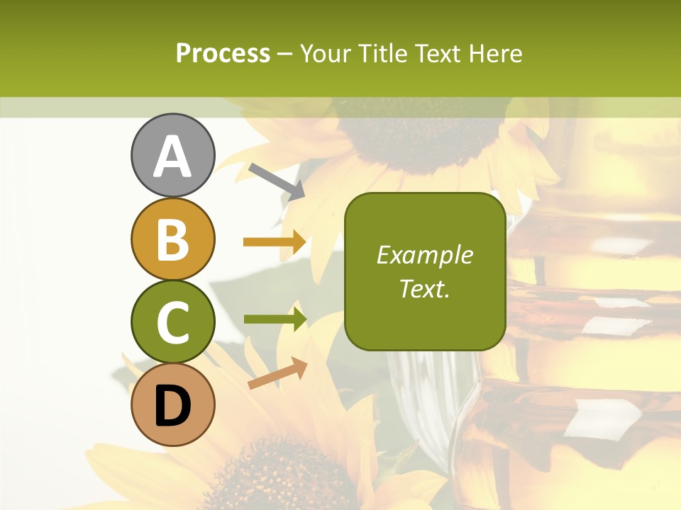 Olive Nutrient Glass PowerPoint Template