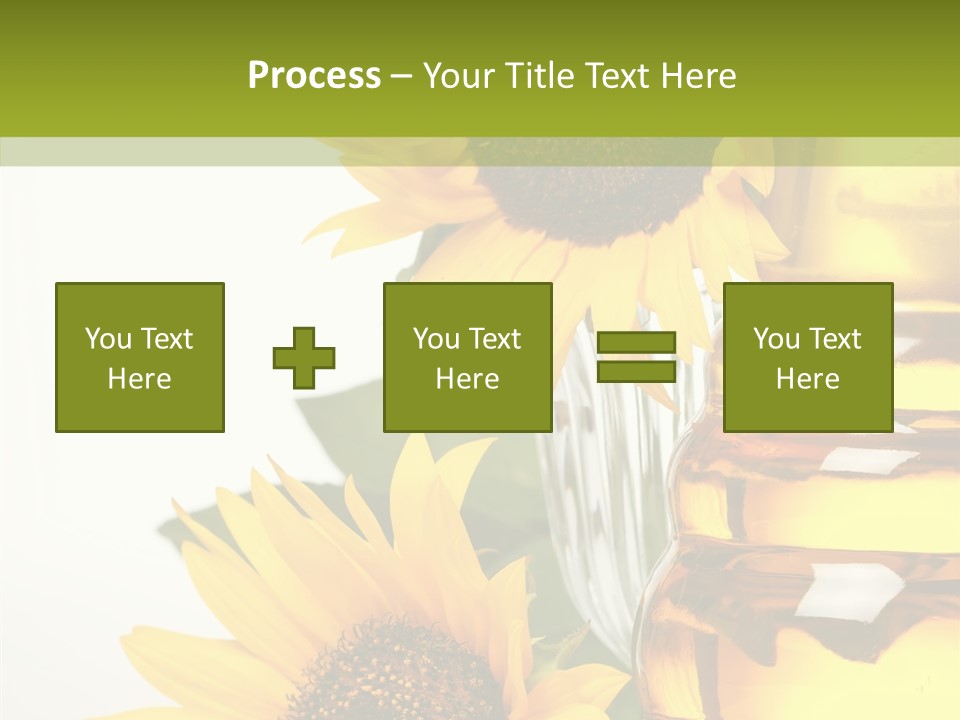 Olive Nutrient Glass PowerPoint Template