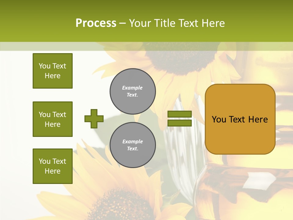 Olive Nutrient Glass PowerPoint Template