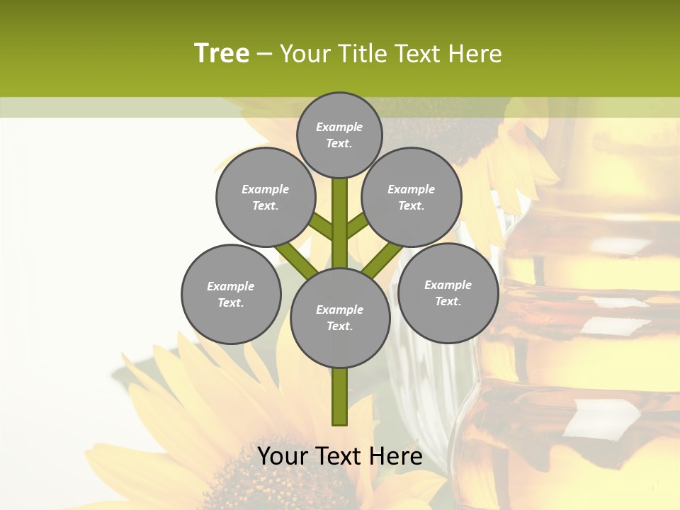 Olive Nutrient Glass PowerPoint Template