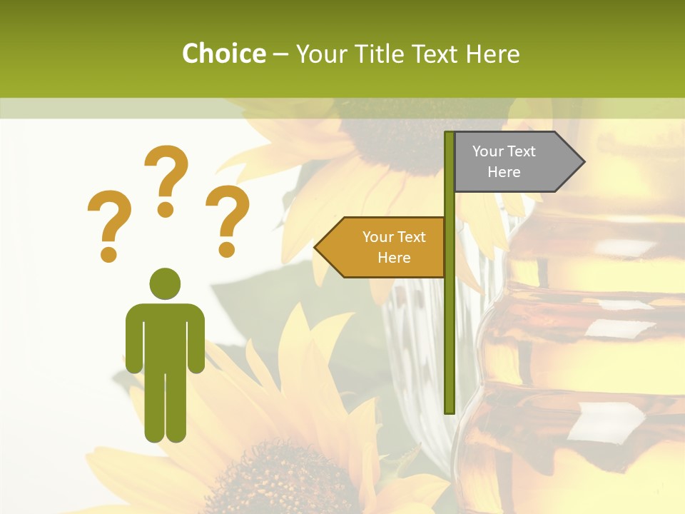 Olive Nutrient Glass PowerPoint Template