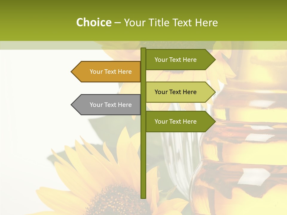 Olive Nutrient Glass PowerPoint Template