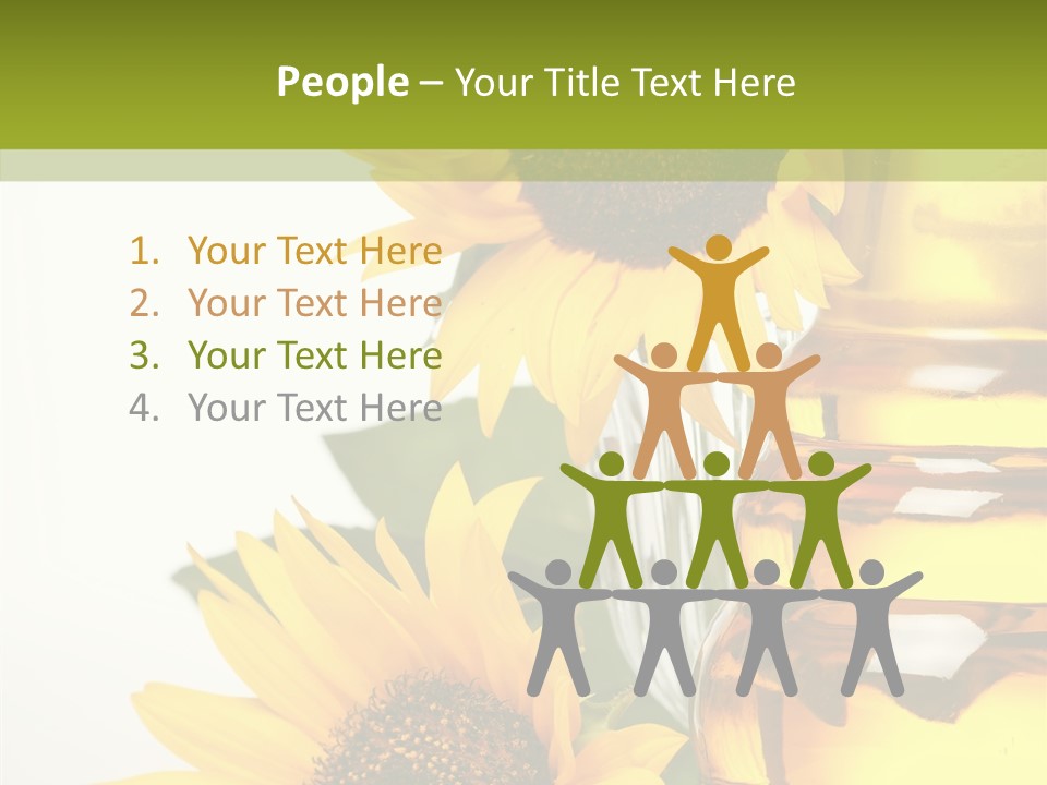 Olive Nutrient Glass PowerPoint Template