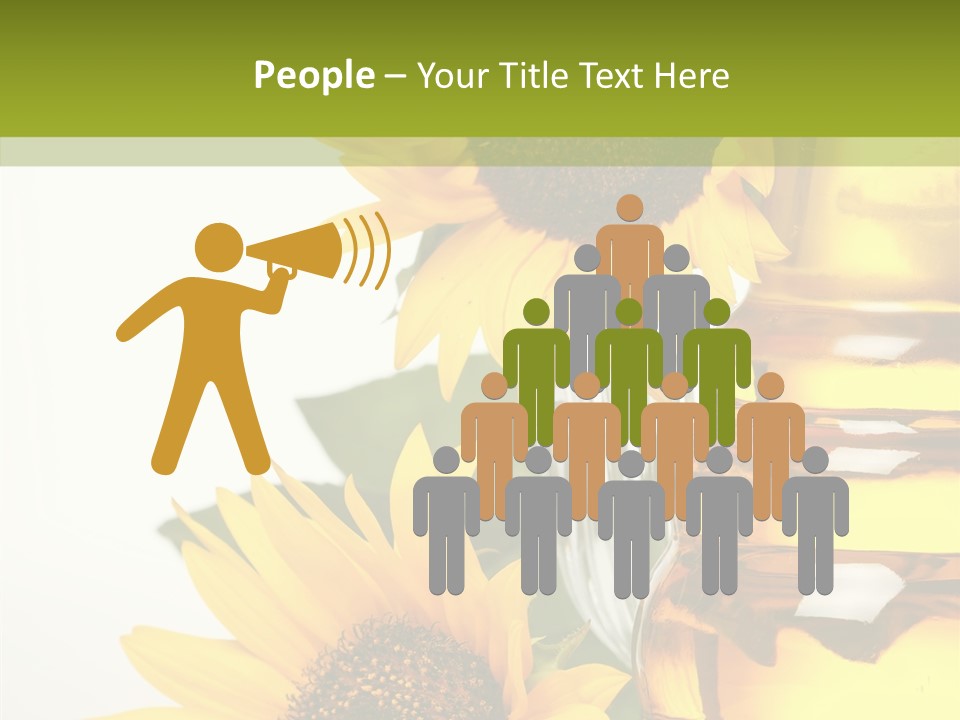 Olive Nutrient Glass PowerPoint Template