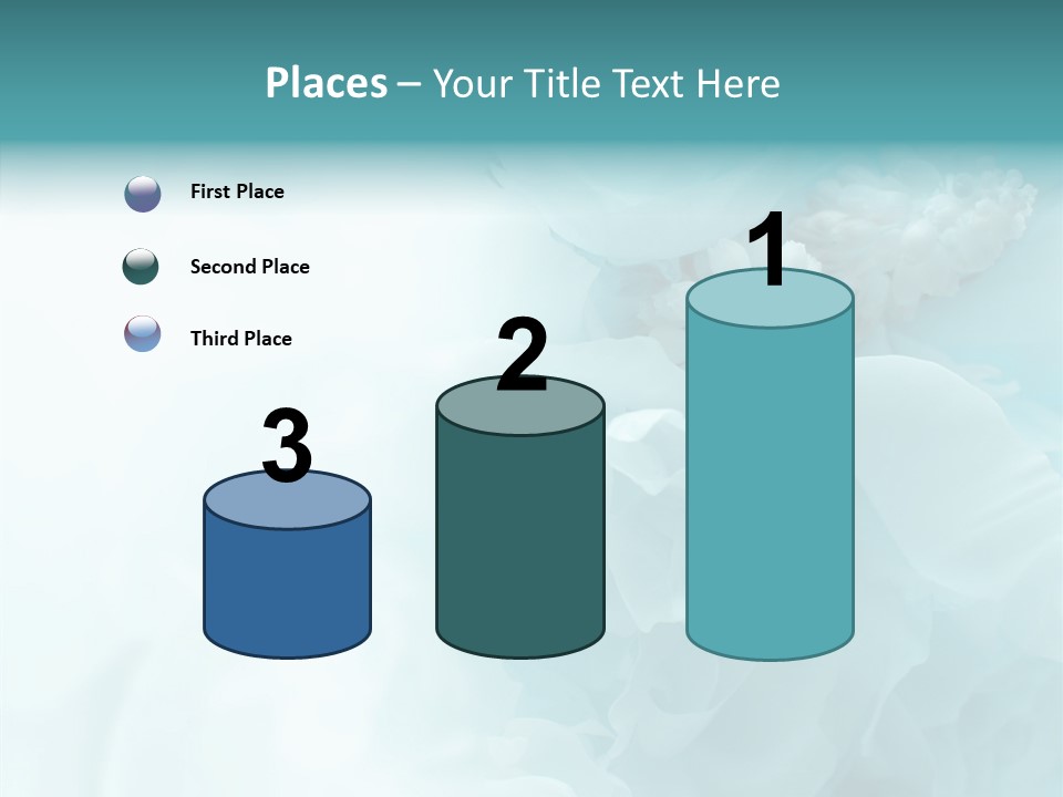 Floral Leaves Lilies PowerPoint Template