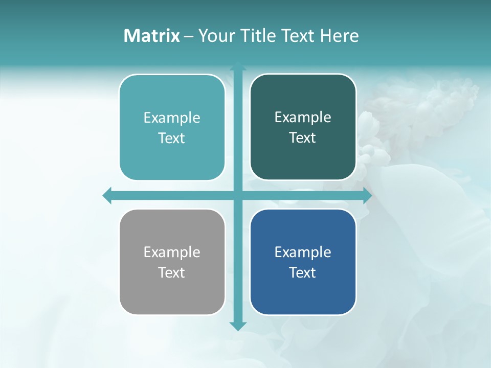 Floral Leaves Lilies PowerPoint Template