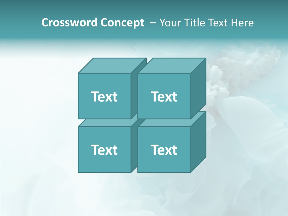 Floral Leaves Lilies PowerPoint Template