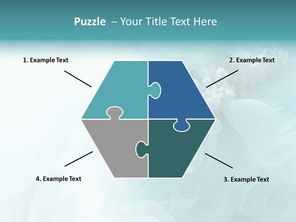 Floral Leaves Lilies PowerPoint Template