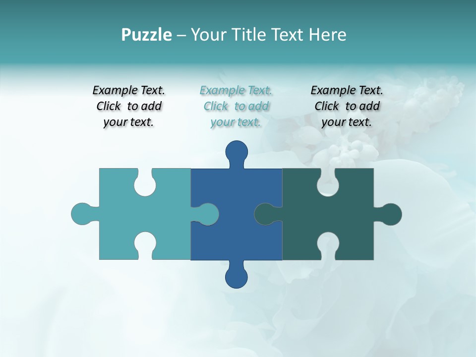 Floral Leaves Lilies PowerPoint Template