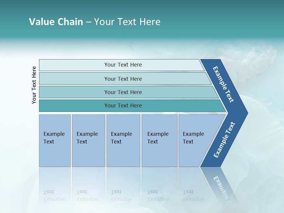 Floral Leaves Lilies PowerPoint Template
