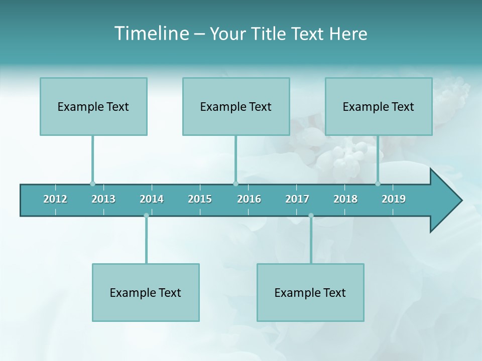 Floral Leaves Lilies PowerPoint Template