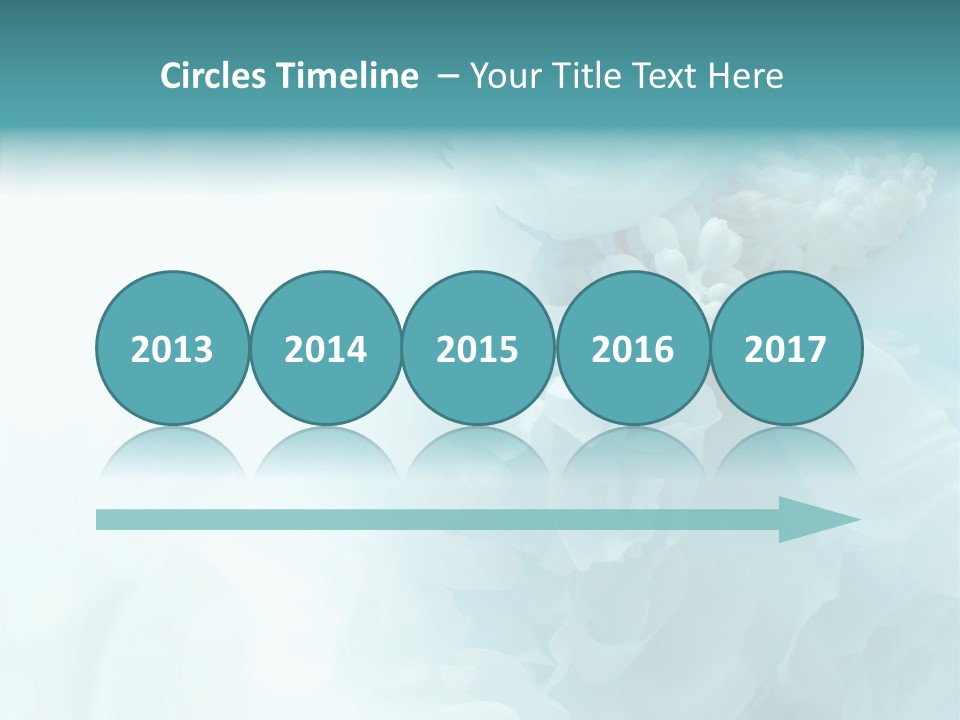 Floral Leaves Lilies PowerPoint Template