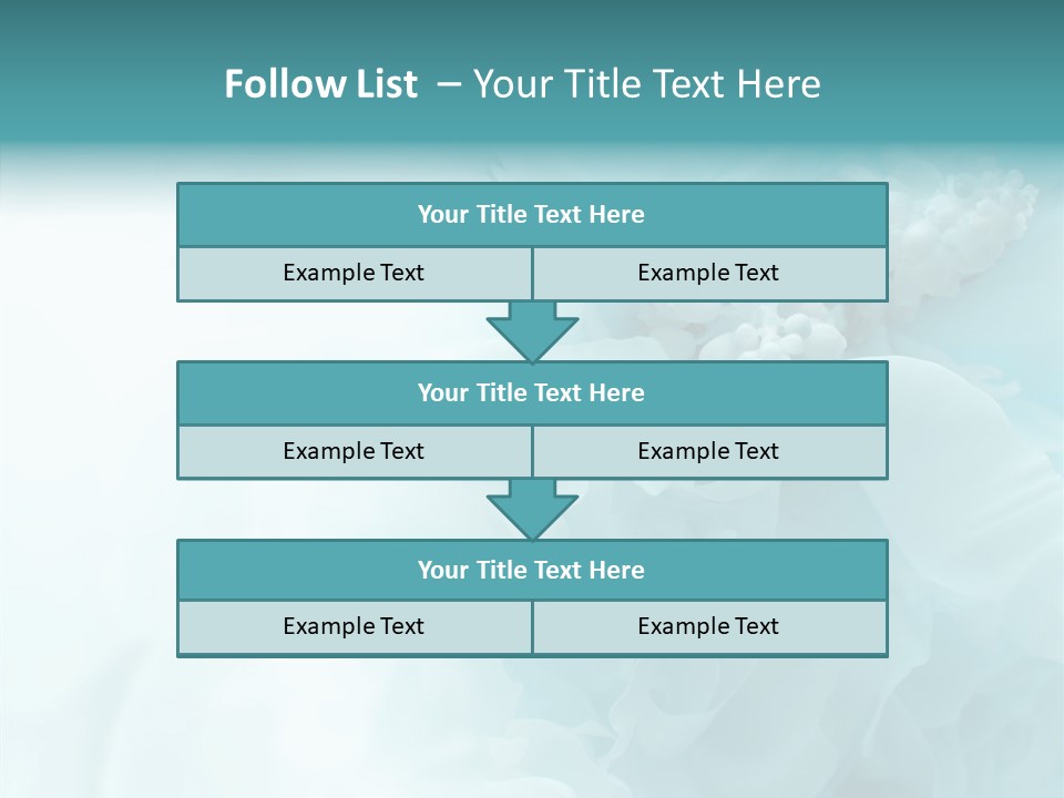 Floral Leaves Lilies PowerPoint Template
