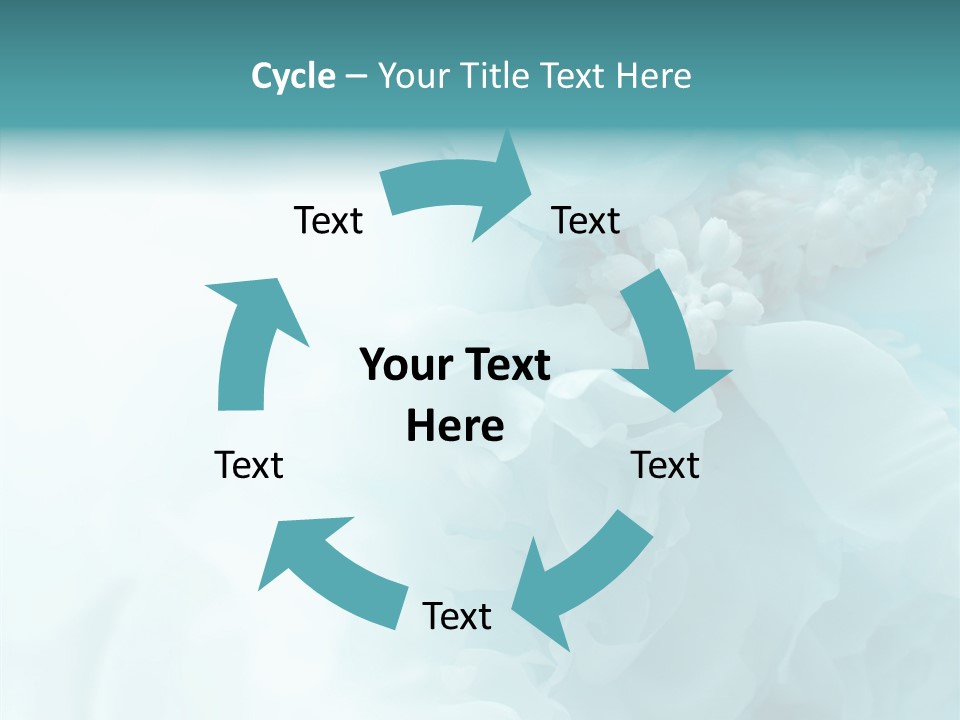 Floral Leaves Lilies PowerPoint Template