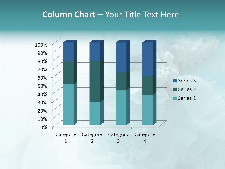 Floral Leaves Lilies PowerPoint Template