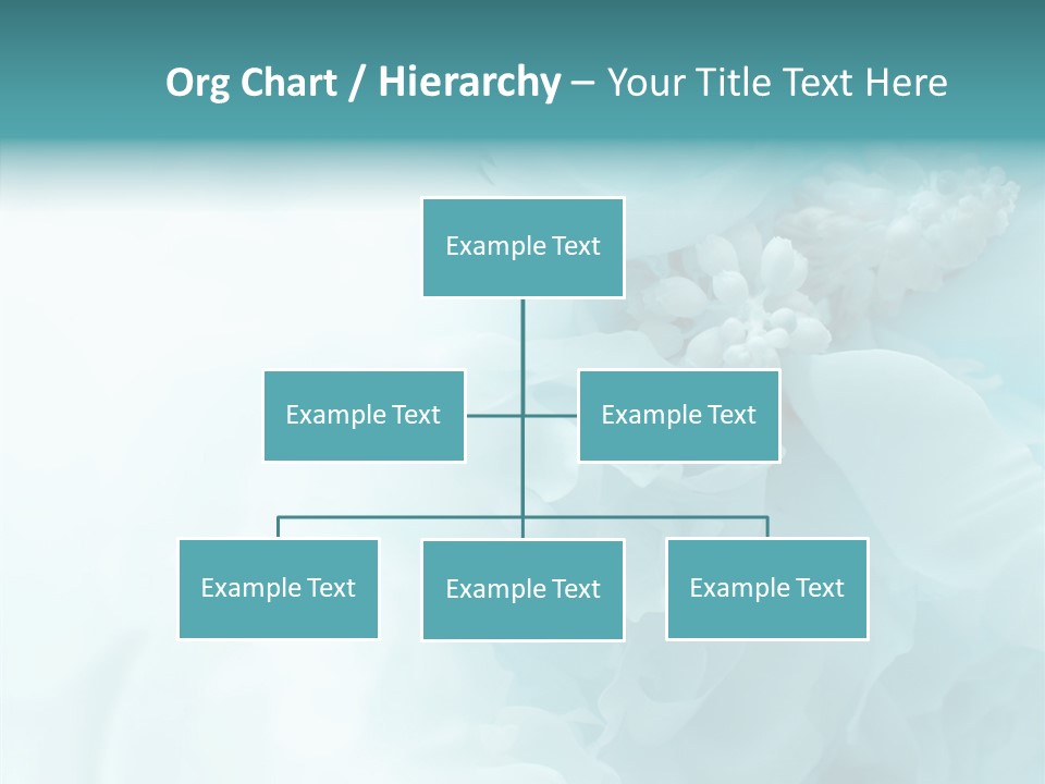 Floral Leaves Lilies PowerPoint Template