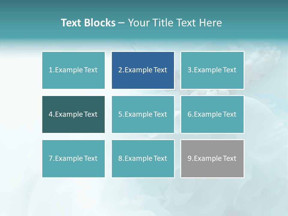 Floral Leaves Lilies PowerPoint Template