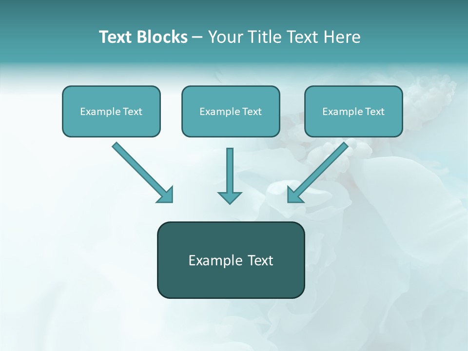 Floral Leaves Lilies PowerPoint Template