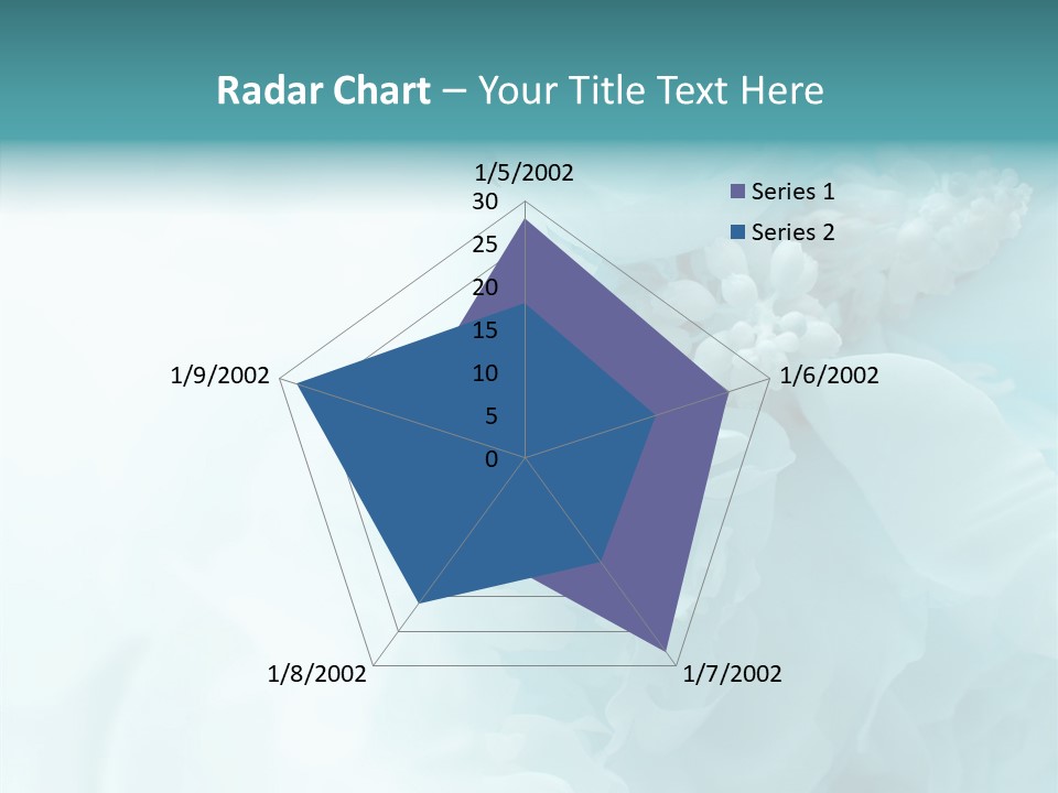 Floral Leaves Lilies PowerPoint Template