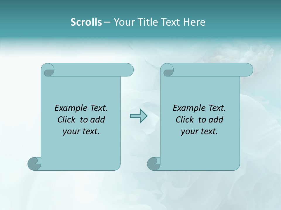 Floral Leaves Lilies PowerPoint Template