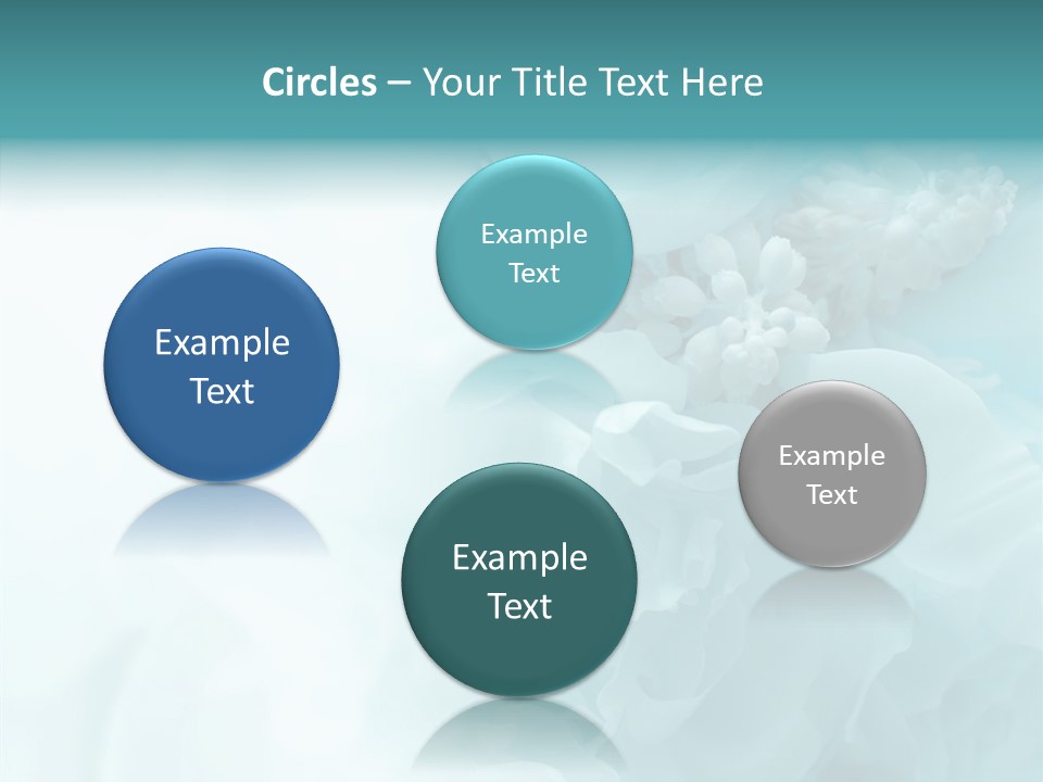 Floral Leaves Lilies PowerPoint Template