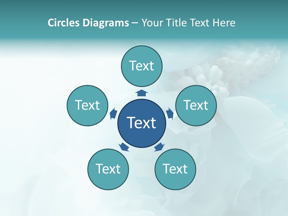 Floral Leaves Lilies PowerPoint Template