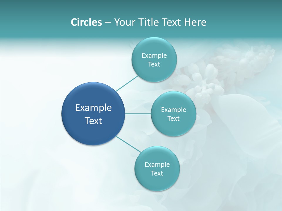 Floral Leaves Lilies PowerPoint Template