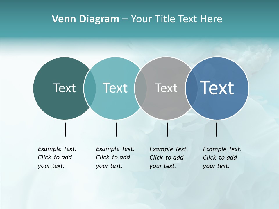 Floral Leaves Lilies PowerPoint Template