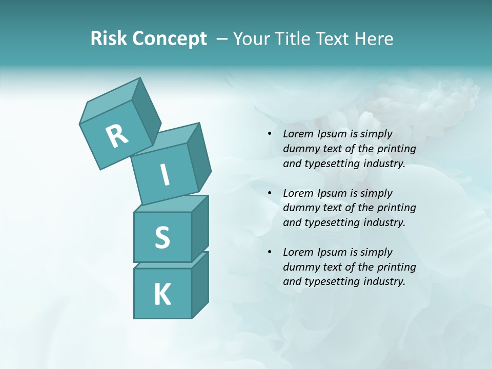 Floral Leaves Lilies PowerPoint Template